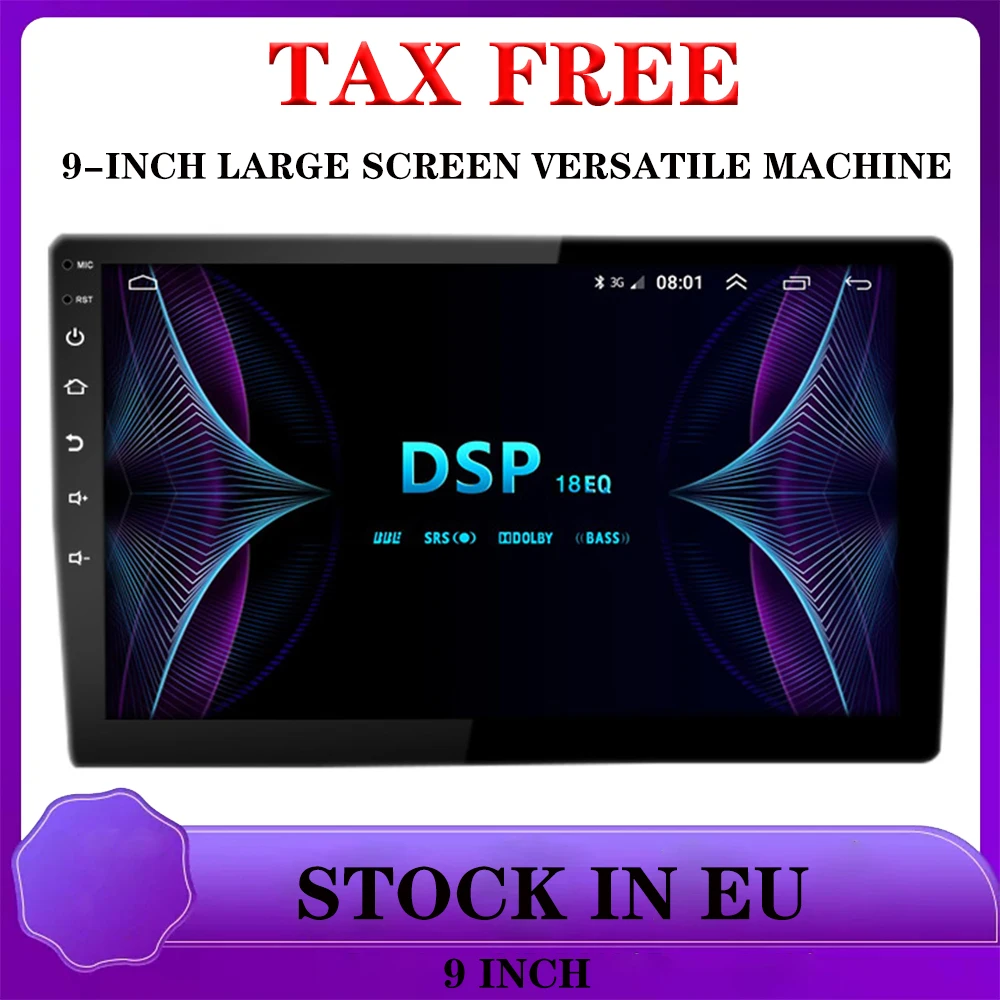 

Universal 9-Inch Android 10 System Professional DSP DSP Output 1+16G Full Touch IPS Screen car radio android mp5 videos AUTO FM