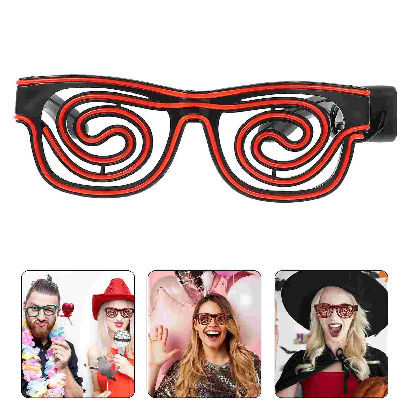 

1 шт., светодиодные светящиеся очки