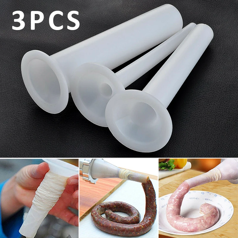 3 шт./компл. колбаса машина завалки мясо трубка ручной работы для приготовления