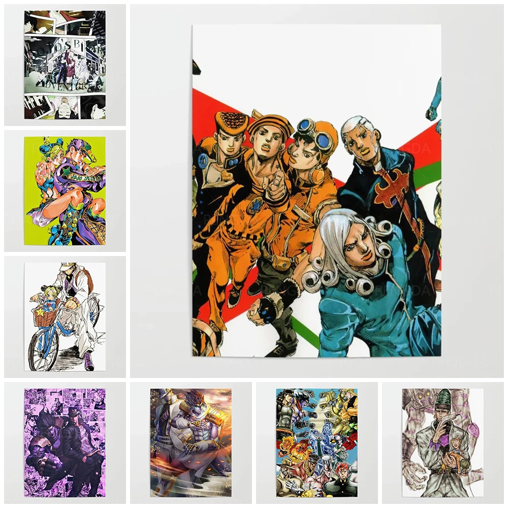 

Canvas Hd Prints Pictures Jotaro Wall Artwork Painting Home Decoration Modular Japan Anime Boys Poster For Living Room No Frame