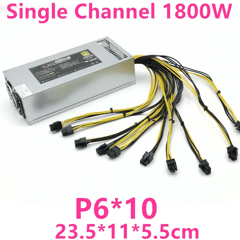 Новый блок питания для Ant Platinum Power S9 851 852 T9 E9 L3 ++ одноканальный 1800 Вт|Блоки