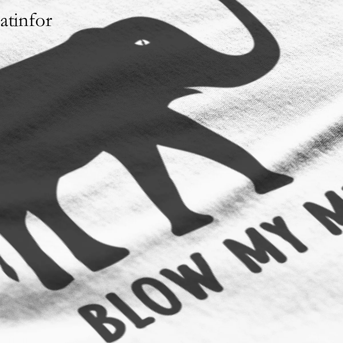 Рубашка Blow My Mind Футболка с принтом &quotСлон&quot подарок на заказ парные футболки из