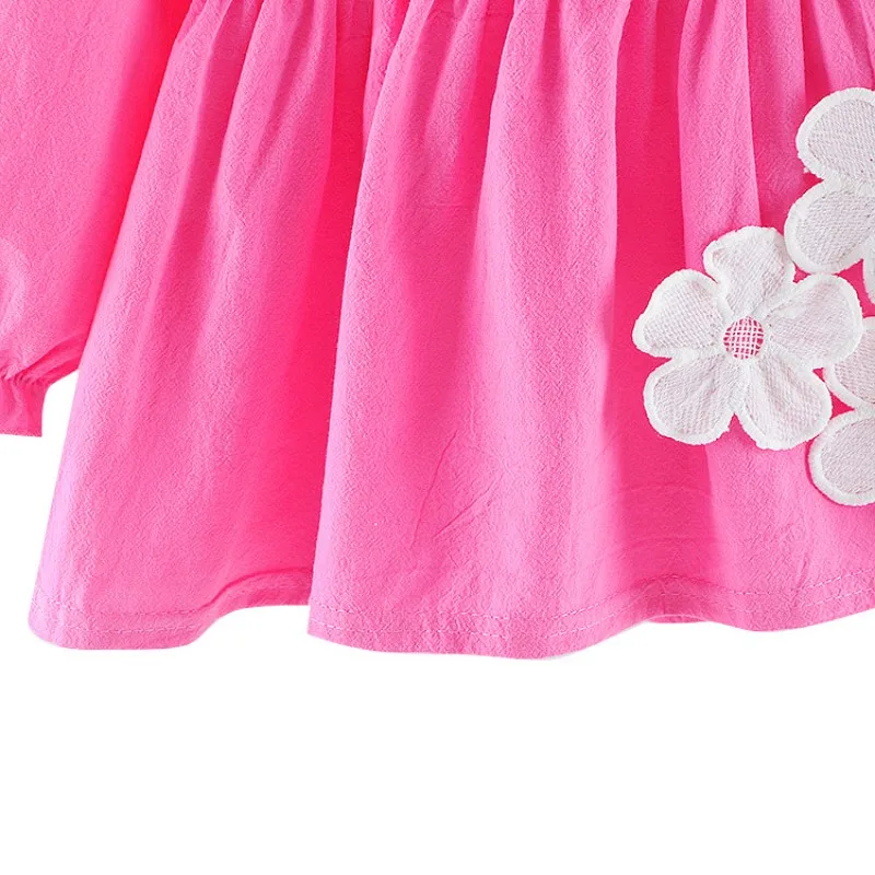 Милое Платье для девочек платья малышей с цветочным узором платье дня рождения
