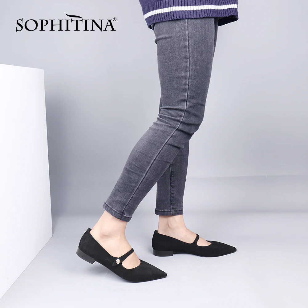 SOPHITINA босоножки с пряжкой Туфли на плоской подошве Женская обувь высокого