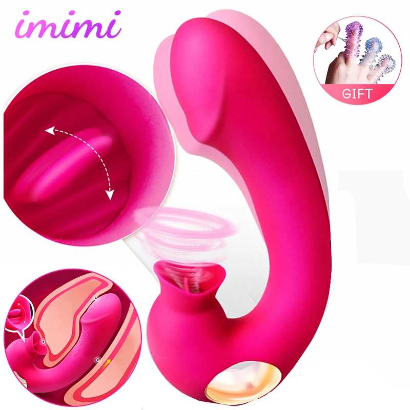 Силиконовый вибратор фаллоимитатор для женщин Стимулятор клитора орального