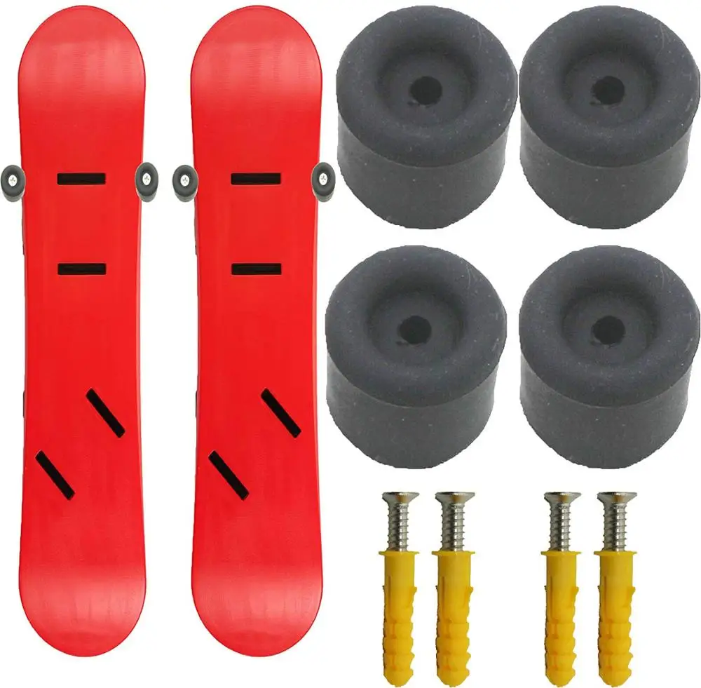 4/PK настенная вешалка для сноуборда дисплея | Вертикальное настенное крепление