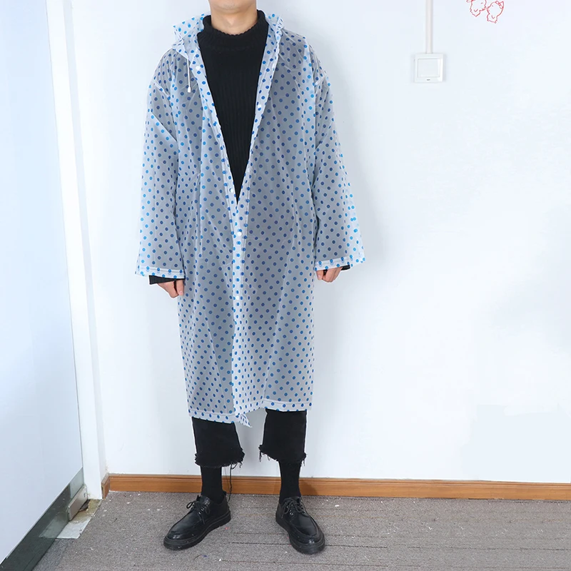 Прозрачные плащ-женщины мужской дождевик плащ водонепроницаемый | Спорт и