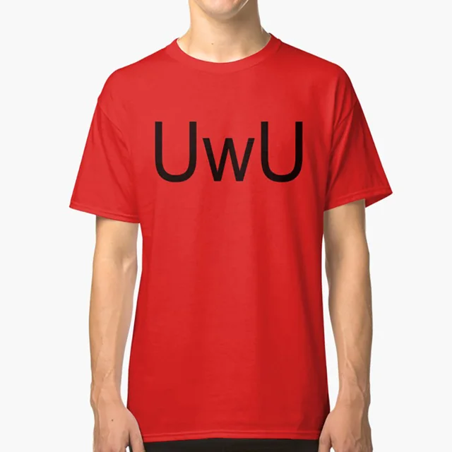 Uwu футболка милый каваи даже uwu owo 