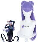 Парик для косплея wigLeague of Legends LOL KDA Evelyn смешанный фиолетовый двухпосылка ний парик для косплея аниме