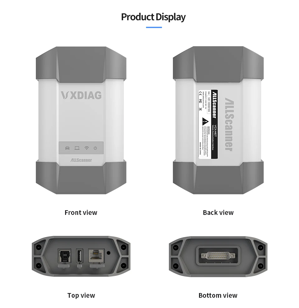 VXDIAG ALLSCANNER для всех моделей 13 в 1F B-MW F-ord ID-S F T-oyota it3 HDS C6 B-enz V-olvo Dice 2014D Diagnosti |