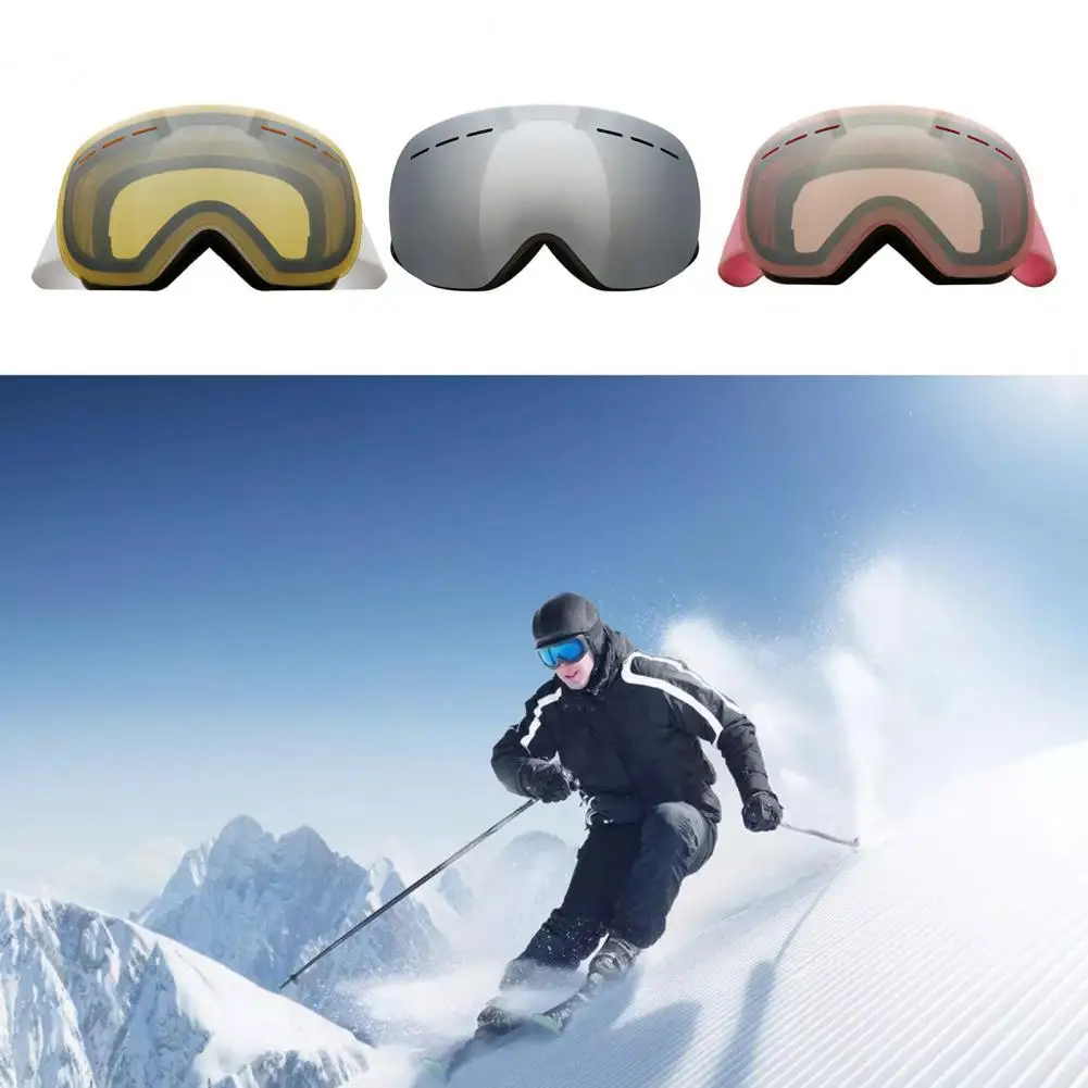 

Double Layer Unisex Snow Ski Goggles UV Protection Adjustable Strap Winter Anti-Fog Snow Ski Glasses Outdoor Sports Equipment