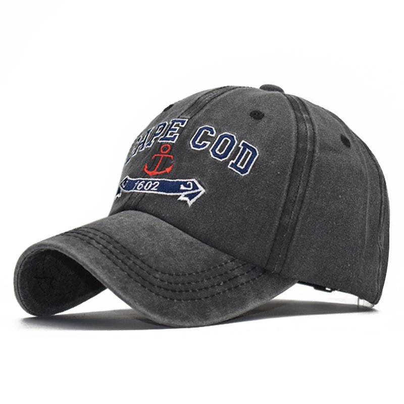 Новая мужская бейсбольная кепка с вышитым буквенным принтом повседневная Кепка