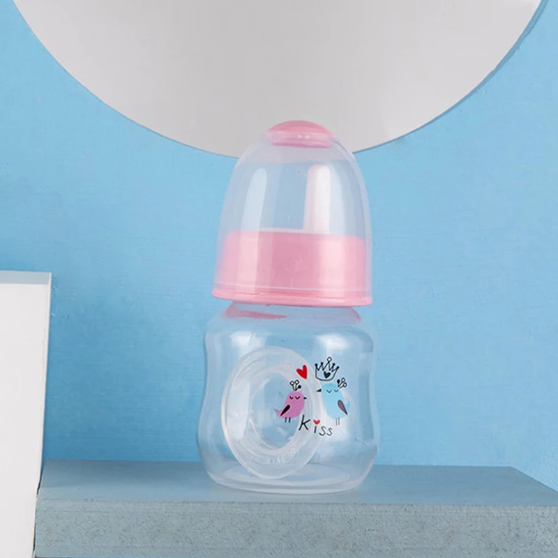 

60ml Baby Feeding Cup Nursing Nipple Bottle PP Pacifier Milk Water Feeding cute cartoon mini baby bottle feeding baby bottle