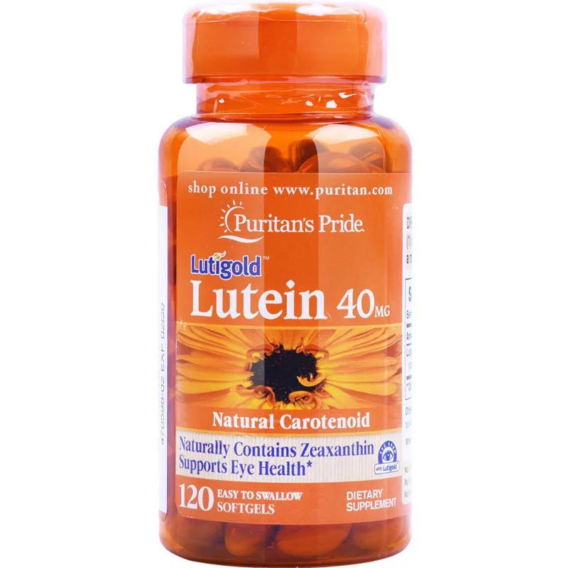 

Lutein 40mg*120pcs Naturally contains zeaxanthin supports eye health Natural carotnoid free shipping