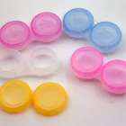 10 шт. новый простой мини Чехол для контактных линз L + R чехол для контактных линз для девушек и женщин цветной футляр для контактных линз контейнер для контактных линз чехол