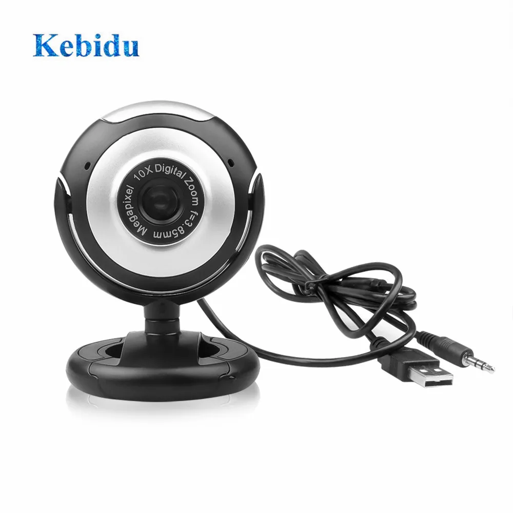 USB камера kebidu 30 М HD с микрофоном мегапиксельная веб 6 светодиодный микрофон для ПК