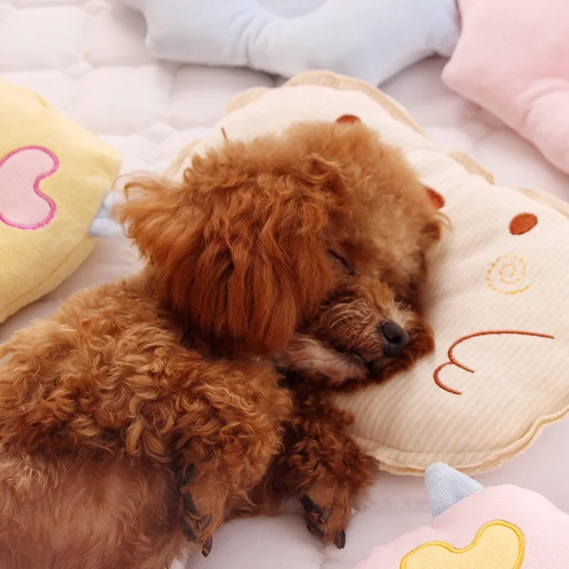 

Pet Pillow Dog Cat Sleeping Animal Cute Pillow Teddy Pomeranian Bichon Small and Medium-sized Dog Supplies
