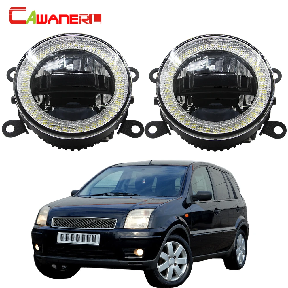 Cawanerl для Ford Fusion Estate JU 2002 2008 Автомобильный светодиодный лампы Противотуманные