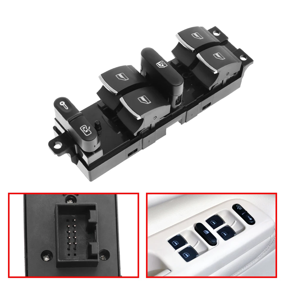 Контроллер главного окна 3BD959857 ABS кнопка переключения панели для VW Jetta 4 Golf GTI MK4 Bora