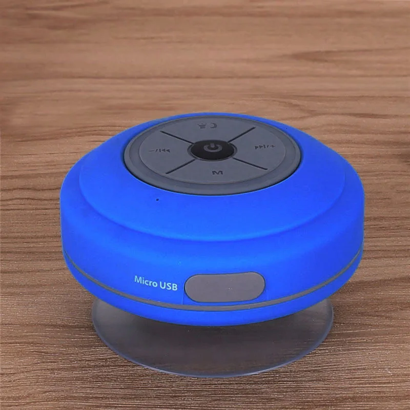 Будет ли Водонепроницаемый Bluetooth громкоговоритель коробка приносить светодиодную лампу Tf разъем-в душевой комнате автомобиль Hands-free маленький громкоговоритель коробка - Цвет: Q9 blue