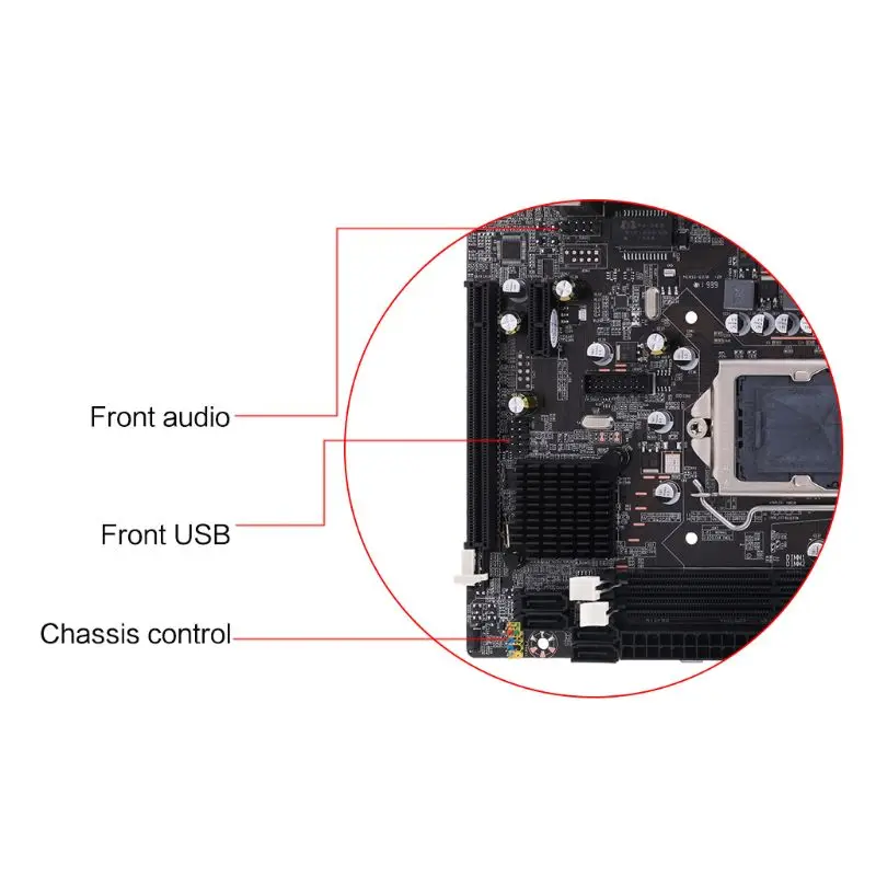 Материнская плата H61 PCI-E SATA USB2.0 2xDDR3 DIMM материнская Разъем LGA1155 16G для i3 i5 i7 |