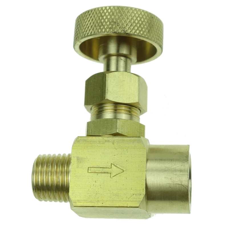Медный игольчатый клапан 600 psi NPT Мужской* Женский NPT