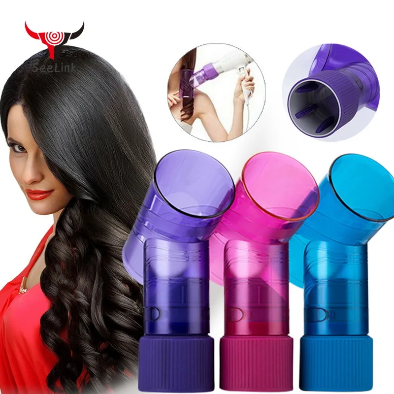 

DIY Hair Curly Diffuser Salon Magic Hair Roller Drying Cap Blow Dryer Wand Curl Hair Dryer Cover Hair Care Curls Styling Tools