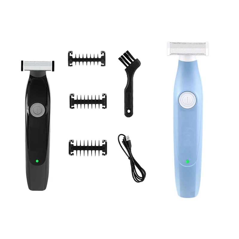 

Электрический триммер для носа и усов, триммер для волос на лице и теле для мужчин, перезаряжаемый триммер для бороды, машинка для стрижки во...