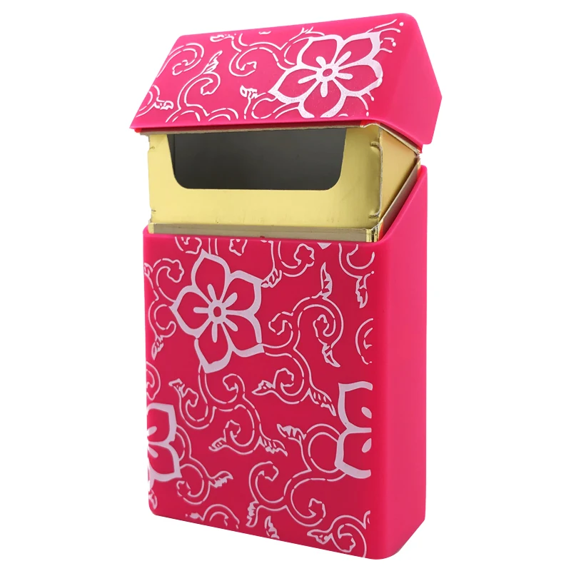 Чехол для 20 сигарет силиконовый чехол Модный эластичный резиновый Портативный