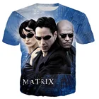 Футболка Мужскаяженская с 3D принтом The Matrix, Повседневная футболка в стиле Харадзюку, уличные Топы