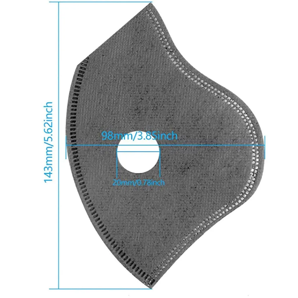 

8PC Cycling Mask Gasket Face Mask Filter Activated Carbon Breathing Filters mascarilla tela lavable mascarilla A5