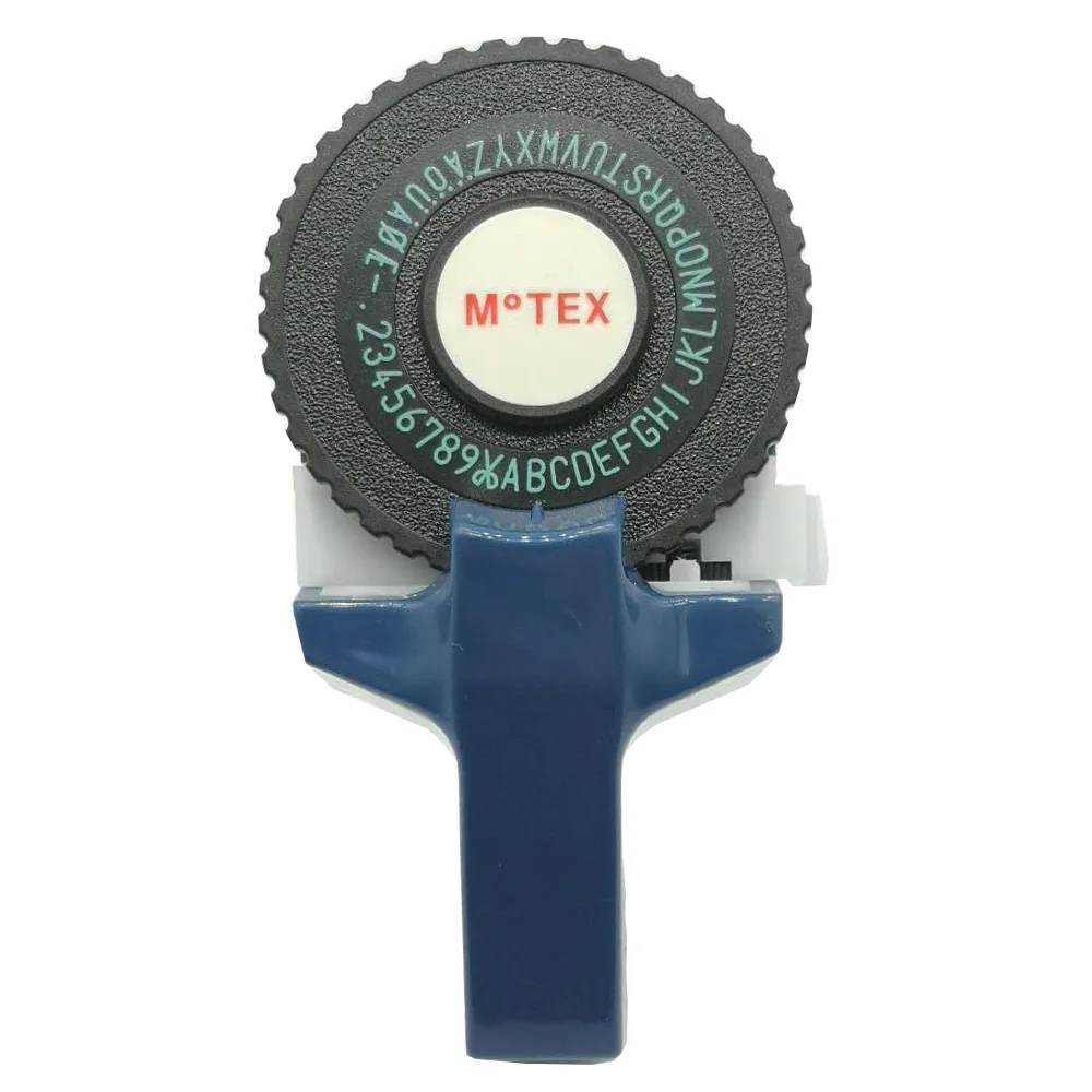 Motex E101 3D тиснение ручной производитель этикеток DIY Ручная декоративная лента ручная машинка для 9 мм тиснения этикеток ленты - Цвет: blue
