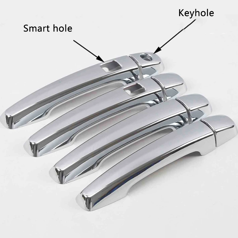 Автомобильная дверная ручка автомобильный Стайлинг хромированная отделка