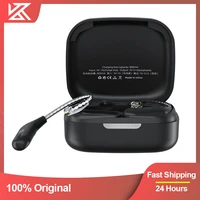 kz az09 wireless earphones bluetooth compatible 5 2 wireless ear hook c pin headphones cables connector with charging case