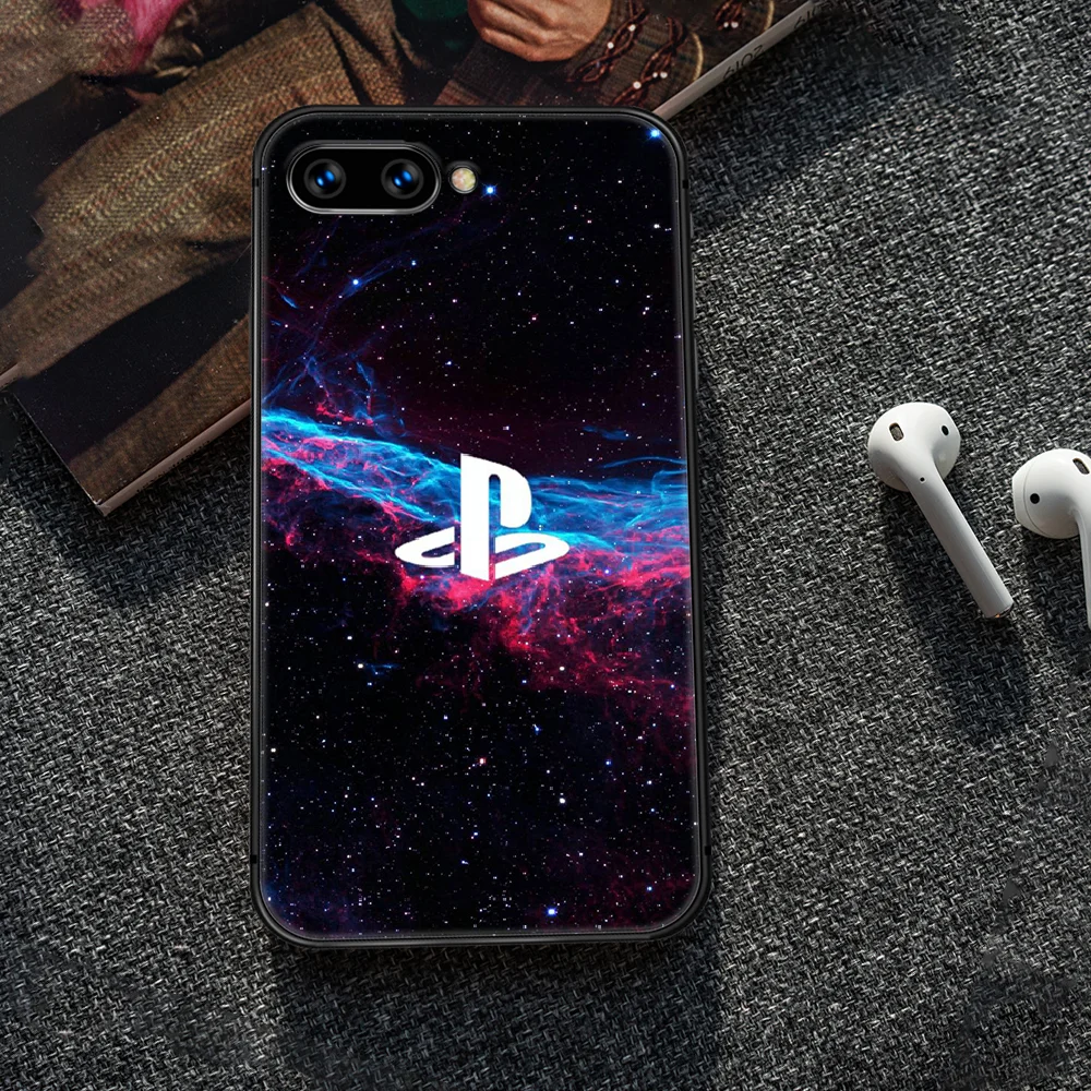 

PlayStation ps Phone Case Cover Hull For HUAWEI honor 7a 8 8s 8a 8x 9 9x 10 20 i Lite Pro black Coque Pretty Back Painting Cover
