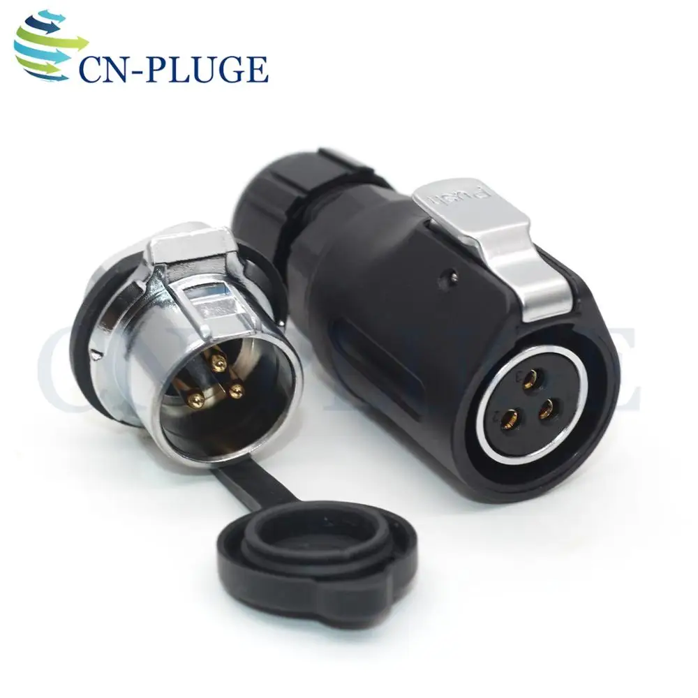 XHP20 3-контактный авиационный светодиодный фотосветильник кабель солнечной