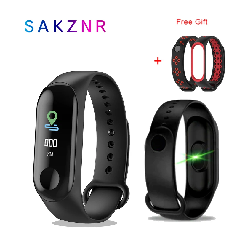 Умный Браслет M3 цветной сенсорный экран фитнес-трекер измеритель артериального