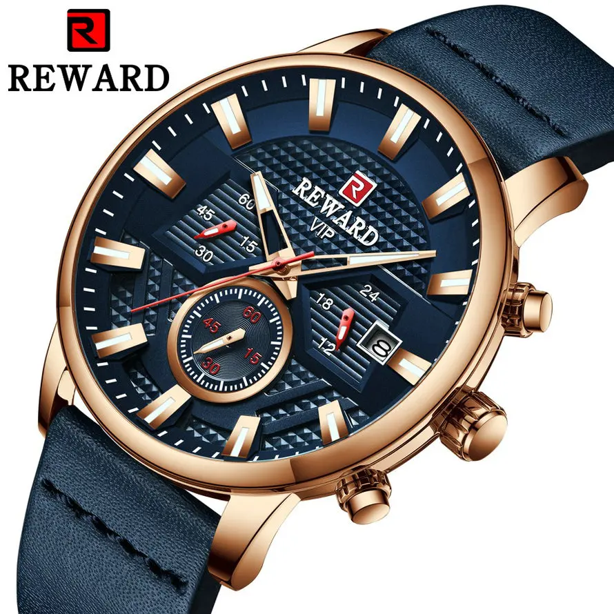 Часы наручные мужские с календарем роскошные спортивные брендовые деловые