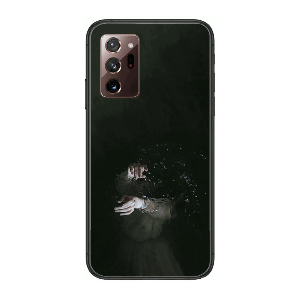 

Emily The Strange Fashion Phone Case cover hull For SamSung note20 10 9 8 4 pro plus black prime soft bumper Transparent