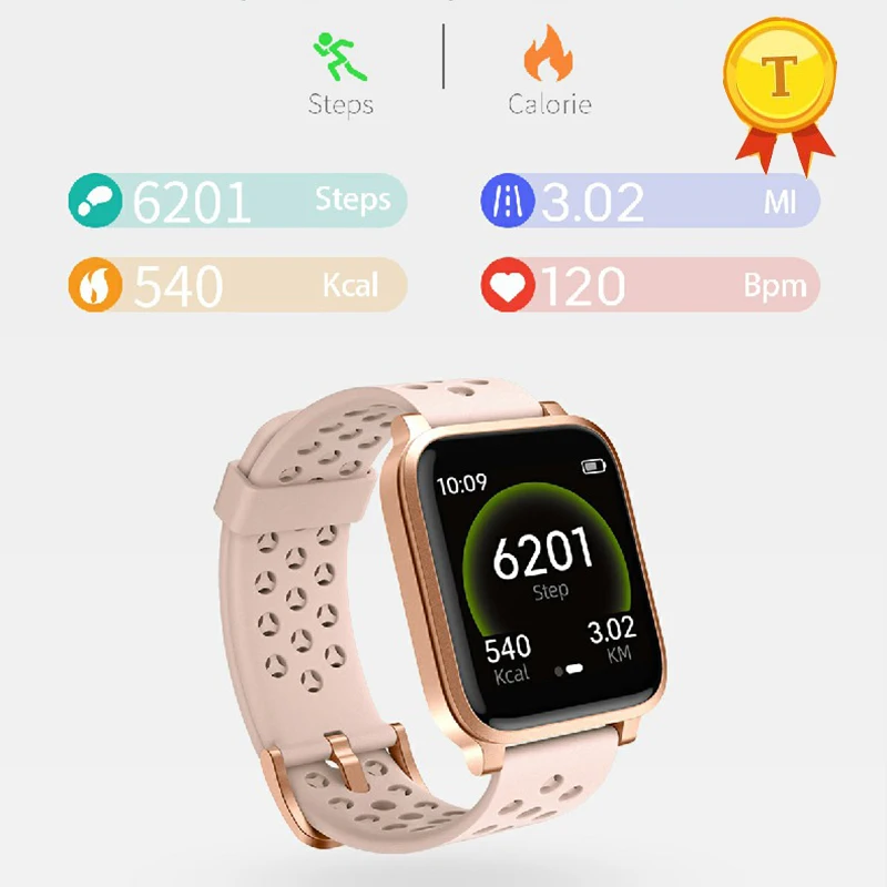 

2020 sport watch big screen wrist watch waterproof IP68 smart band for men woman smart bracelet Multiple sports modes