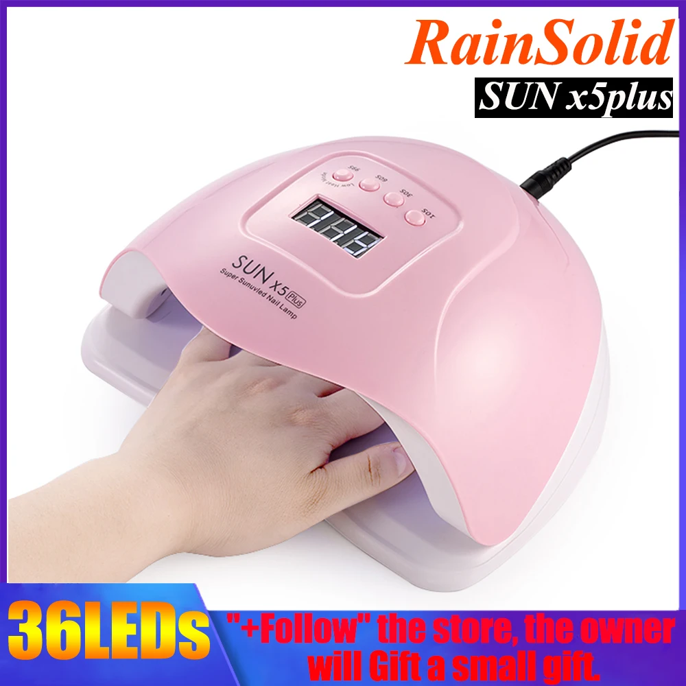 Новый 72 Вт/36 Вт/30 Вт УФ лампа для ногтей ледяная SUN X5Plus отверждения всех гель