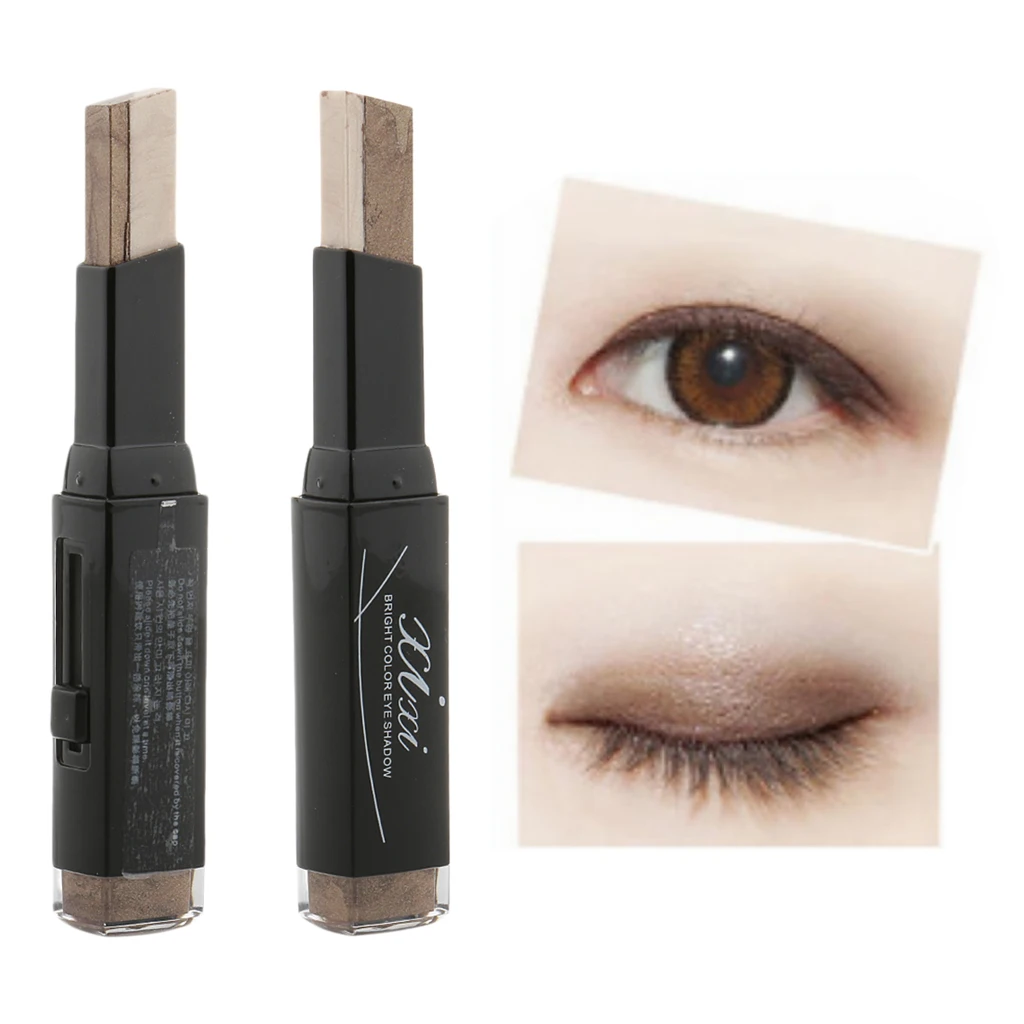 

Double Color Eye Shadow Shimmer Makeup Pencil Eyeshadow Stick Smokey