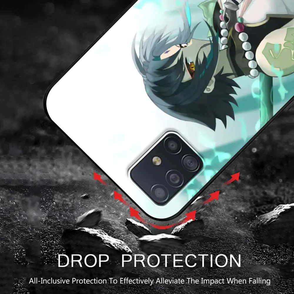 

Genshin Impact Xiao Game Phone Case for Samsung Galaxy A51 A71 A21S A12 A11 A31 A52 A41 A32 5G A72 A02S Silicon Back Cover