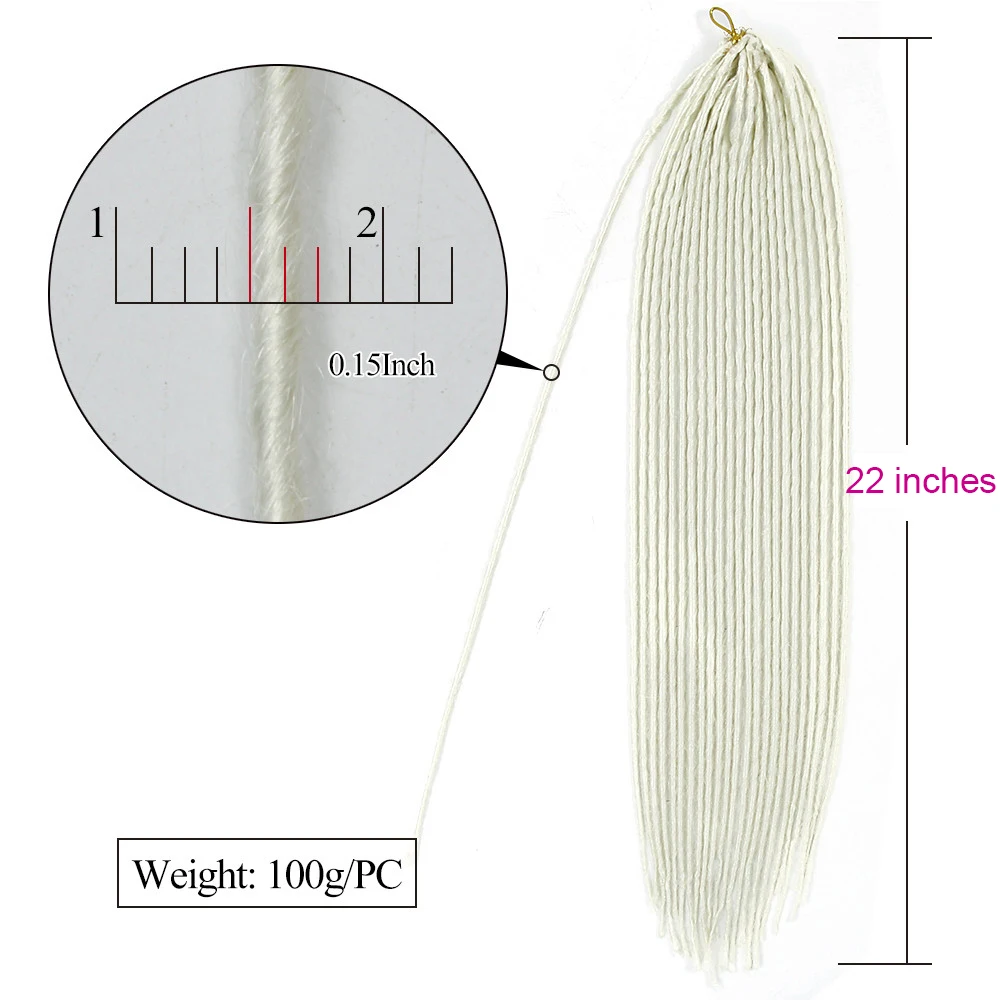 Из искусственных волос дреды коллекции в африканском стиле плетение блондинка