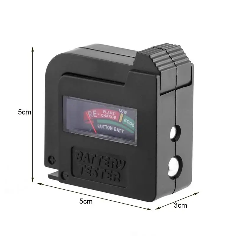 

Battery Tester Checker BT860 Handheld Lightweight Universal Battery Voltage Tester Monitor For 1.5V/AA/AAA/9V Button Cell