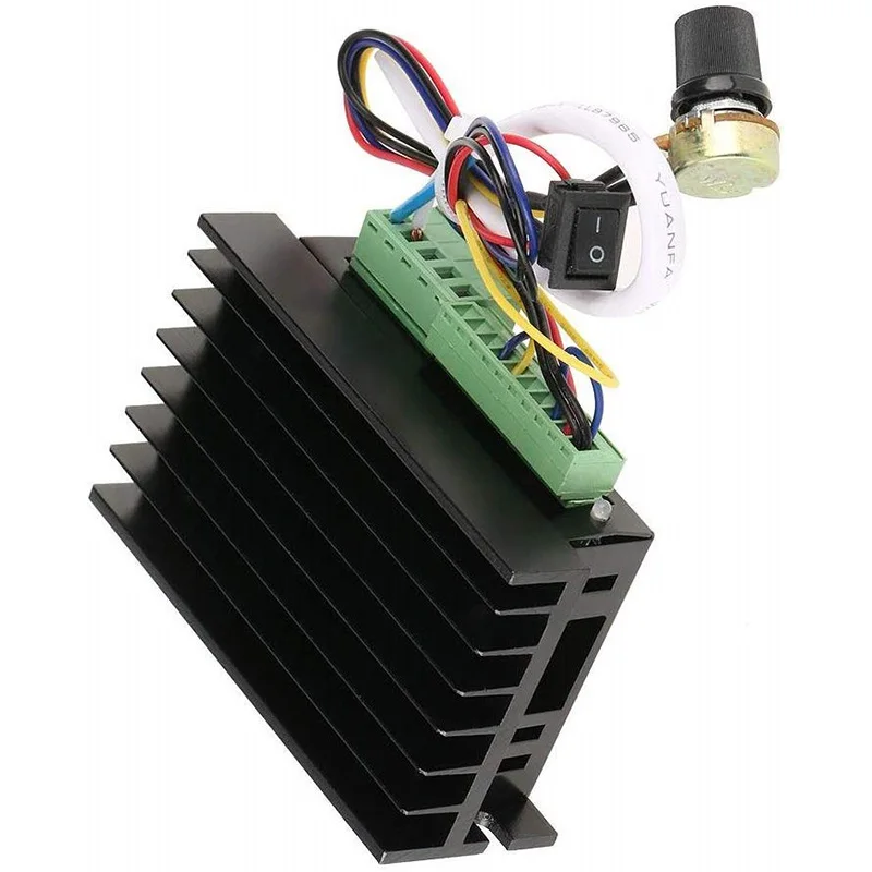 WS55-180 драйвер двигателя постоянного тока 20 V-с алюминиевой крышкой 50В ЧПУ