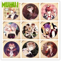 free shipping anime diabolik lovers brooch pin cosplay badge accessories for clothes backpack decoration childrens gift b007