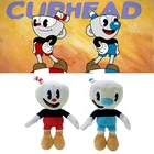 Игра Cuphead плюшевая игрушка Mugman чаша плюши босс призрак король игральные кости Мягкое Животное Мягкая кукла подушка подарок для детей на день рождения