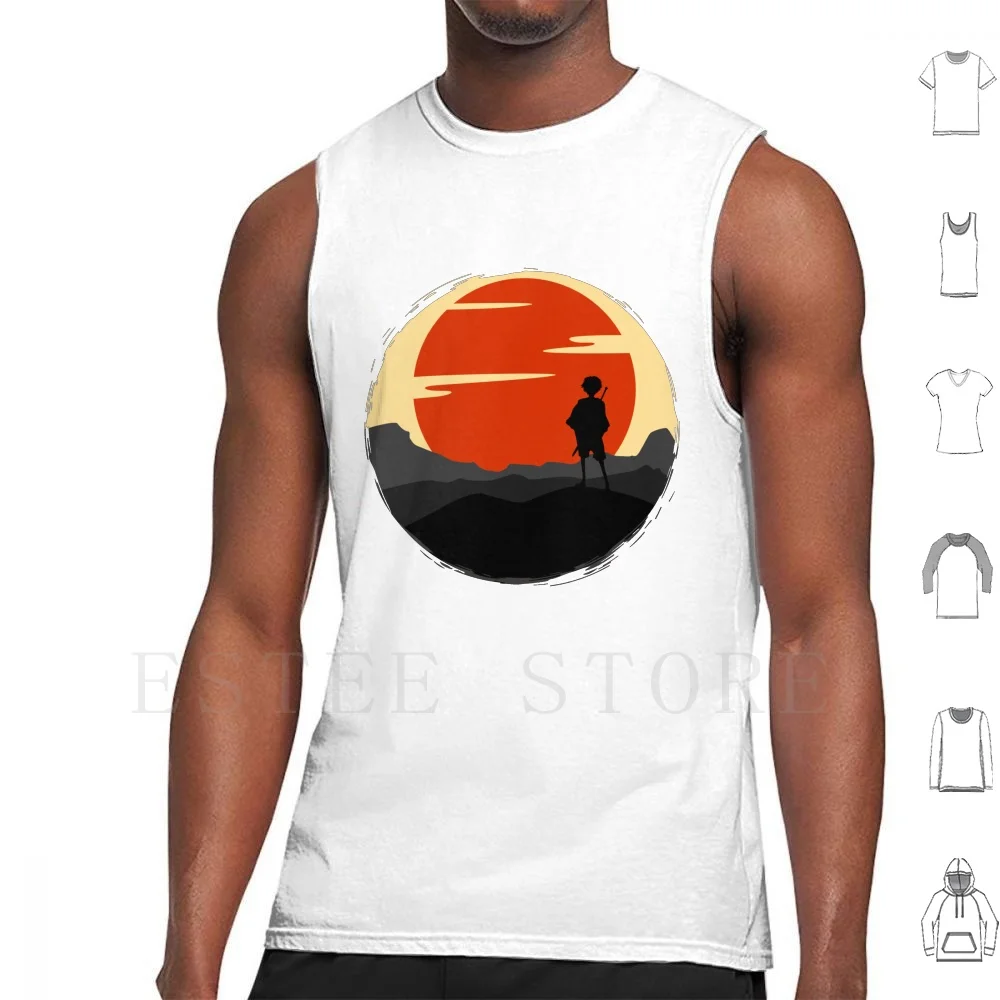 

Sunset Tank Tops Vest Cotton Champloo Anime Champloo Manga Champloo Champloo Fuu Champloo Jin Champloo Mugen Champloo Fuu Jin