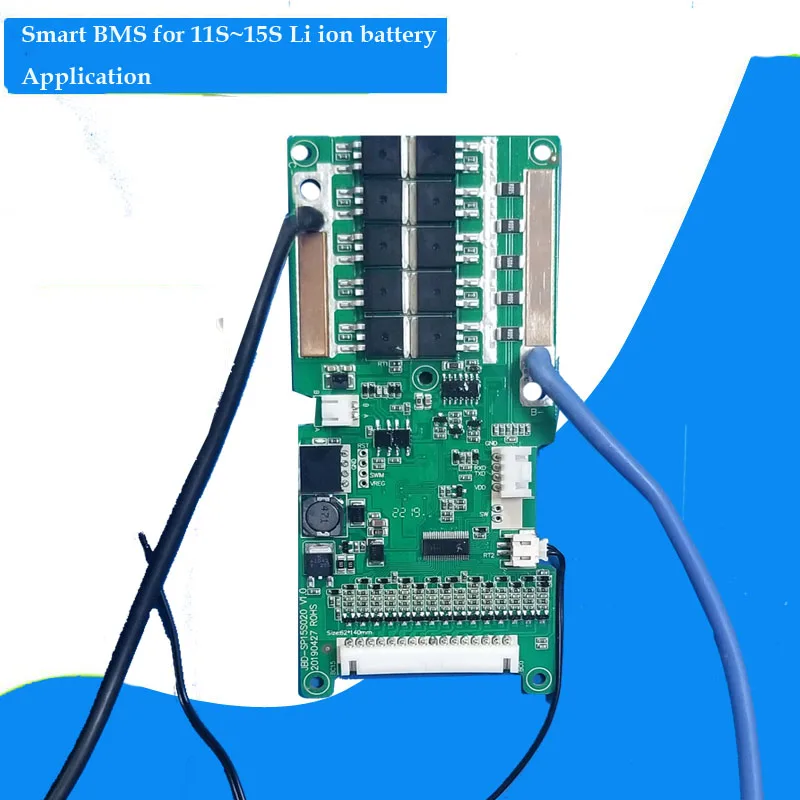 Умная bluetooth BMS 12S 36V Lifepo4 или 50 4 V Li on батарея с UART RS485 связь на 20A 30A 40A 60A ток|Аксессуары